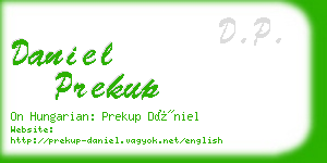 daniel prekup business card